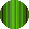 thumbnail image 1 of Ahgly Company Machine Washable Indoor Round Transitional Deep Emerald Green Area Rugs, 8' Round, 1 of 7