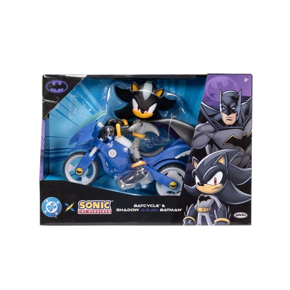 DC x Sonic the Hedgehog - Batcycle and Shadow Batman