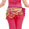 thumbnail image 2 of Maoww Belly Dance Waist Chain Rose Red, 2 of 9
