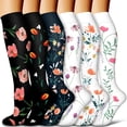 thumbnail image 1 of LOVEVER 6 Paires Bas de Compression pour Femmes et Hommes - Idéal pour la Circulation Course Athlétique Récupération Infirmière Voyage, 1 of 7