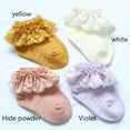 thumbnail image 2 of Thin Infant Baby Girl Kid Sock Frilly Lace Socks Ankle Summer Sock Princess Socks, 2 of 4