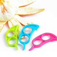 thumbnail image 3 of Random Color Plastic Handhold Portable Mini Fruits Orange Lemon peeler ring; Orange peeler; Plastic Mouse Opener Peeler Ring Kitchen Tools, 3 of 8