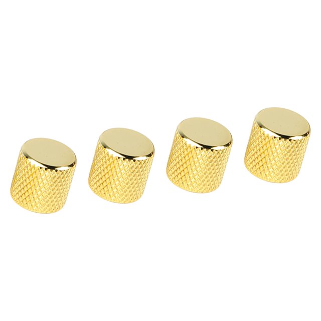Electric Guitar Knobs, Volume Tone Control Knob Durable Versatile 4Pcs for Bass Silver,Black,Gold