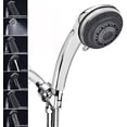 thumbnail image 2 of Handheld Showerheads, 7 Spray Settings High Pressure Hand held Shower Head with 2 Meter Hose and Shower Bracket (Shower Head Set), 2 of 7