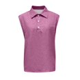 thumbnail image 4 of Men's Tank Tops Big and Tall Sleeveless Shirts for Gym Workout Running Beach Summer Button Up Tee Vest, 4 of 4