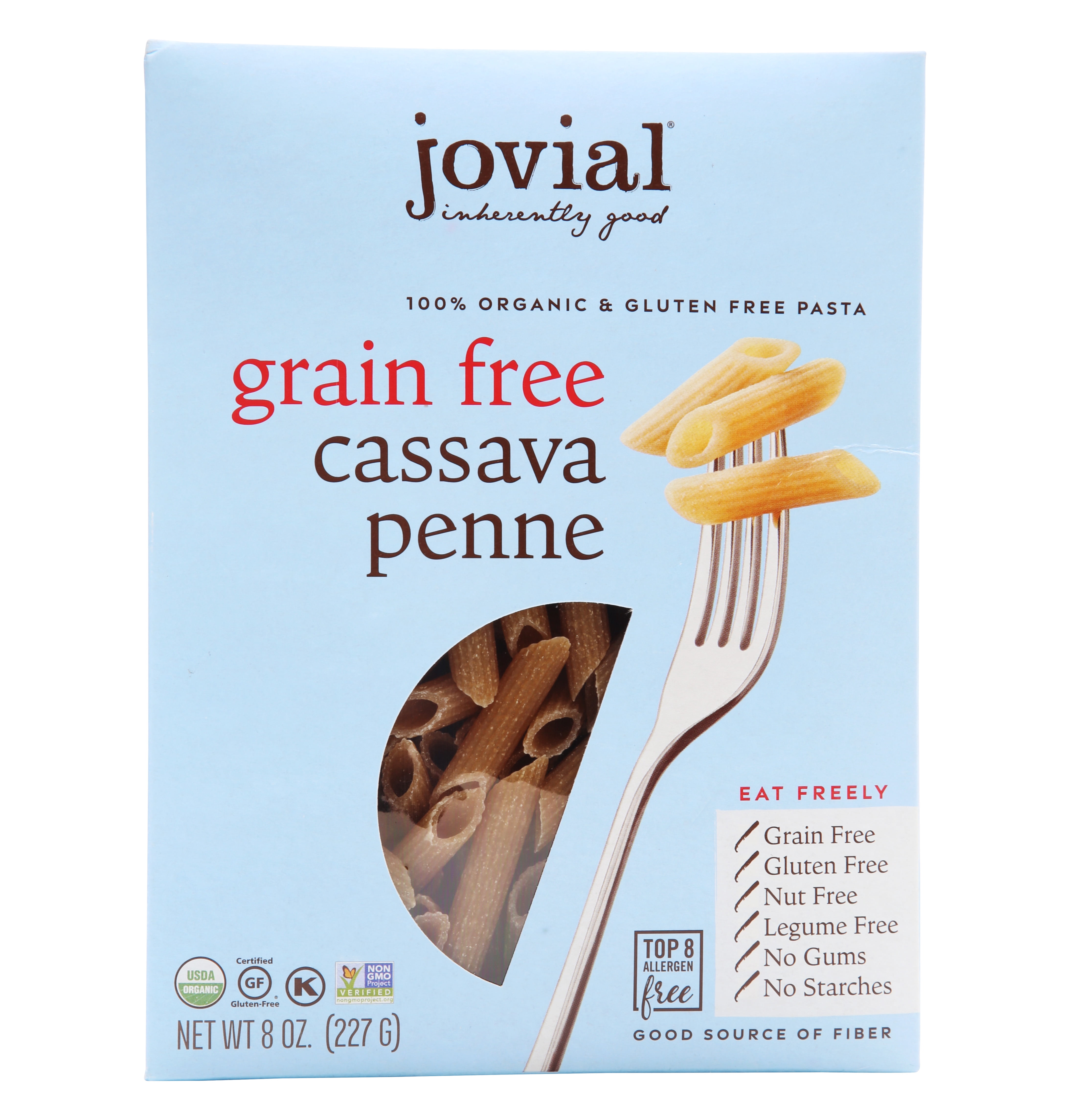 Jovial Foods - Organic Grain Free Cassava Penne - 8 oz.