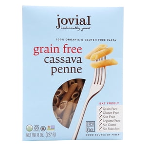 Jovial Foods - Penne de manioc sans grains biologiques - 8 oz.
