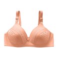 thumbnail image 1 of B91xZ Women's Comfort Wireless Bra Full Coverage Plus Size Non Padded Wireless Minimizer Bra,Beige C, 1 of 3