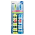 thumbnail image 1 of Equate™ Kids Battery Toothbrush, Extra Soft Bristles, Stripes, 1 of 1