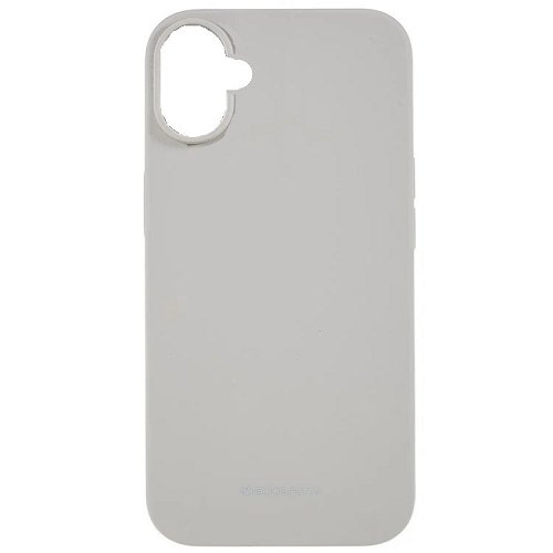 TopSave Goospery Liquid Silicone Gel Rubber Full Body Protection Cover Case For iPhone 16 (6.1"), Stone