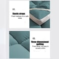 thumbnail image 4 of Fiber Mattress Pad | Foldable Mattress Topper for Bed | Thick Soft Mattress Padded Layer for Enhanced Support | Breathable & Washable | 59x79 Inches | Home, Dorm, Guest Room, Camping, 4 of 9