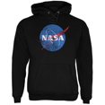 thumbnail image 1 of NASA Chandail à Capuchon Noir pour Adulte à Logo Usé, 1 of 1