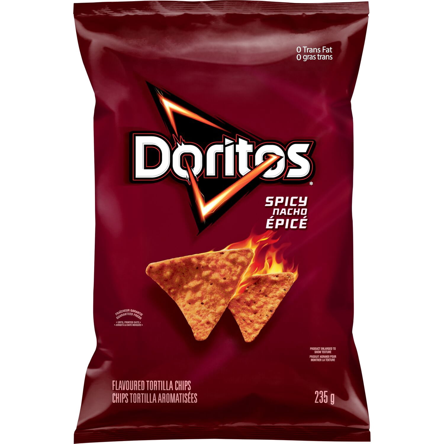 Doritos Chips tortilla aromatisées Nacho épicé