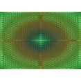thumbnail image 1 of Ahgly Tapis Rectangulaire Lavable en Machine Intérieur Transitionnel Vert Armée, 2 Pieds x 4 Pieds, 1 of 7