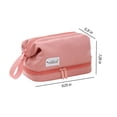 thumbnail image 3 of Travel Bags for Women Translucent Makeup Bag, Makeup Bag Set with Frosted Semi Transparent Zipper, Portable Travel Bag, Easy to Hang Makeup Bag Makeup Travel Bag, 3 of 9