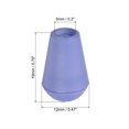 thumbnail image 2 of Unique Bargains Butée à Cloche, Verrou de Corde pour Sac à Cordon, Violet Foncé, Lot de 50, 2 of 5