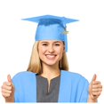 thumbnail image 4 of MIASHUI Kids Kindergarten Graduation Caps with Tassel Preschool Uniform Accessories,Blue,S, 4 of 4