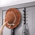 thumbnail image 4 of UsRHHA Hanging Clothes Rack Hat Storage, Behind the Door Clothes Hook Organizer, Space Saving Garment Management, 4 of 6