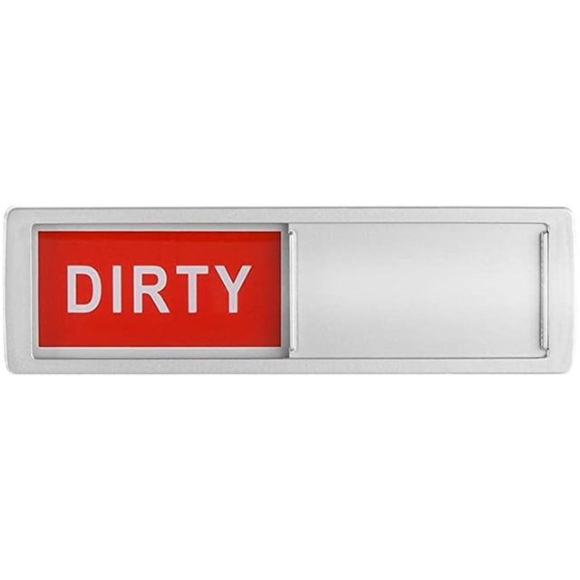 Gkeoshab Wipes Dirty All Clean Dishwasher Suit Indicator Dishwashers Sign Design Magnet Slider Kitchen,Dining & Bar Home & Garden