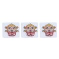 thumbnail image 4 of bedienty Wall Mounted Toothbrushes Holder Waterproof Brush Hanger Toothpaste Shaver Storage Bracket Space Saving Bathroom Type 4 3Set, 4 of 6