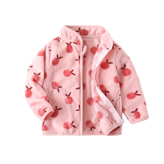 Birdeem Childrens Teddy Fleece Top Zipper Jacket with Flannel Double-Sided Fleece Top Jacket