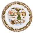 thumbnail image 3 of Gibson Christmas Toile 16 Piece Dinnerware Set, Fine Ceramic, 3 of 6