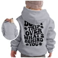 thumbnail image 1 of FAOWME Sweat à Capuche pour Filles Manches Longues Chandail en Molleton Graphique Mignon pour Enfants Gris 7-8 Ans, 1 of 5
