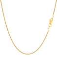 thumbnail image 1 of 10k Yellow Gold Wheat Chain Necklace, 1.0mm, 16", 1 of 1