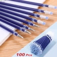 thumbnail image 1 of Ensemble de Remplacement de Noyau de Stylo pour Écrire 100 Pcs 5 ml, 1 of 9
