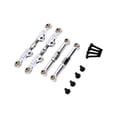 thumbnail image 2 of Bunblic 1/14 RC Car Adjustable Tie Rod Set Linkage Link Set Durability Easy to Install Accessory Premium Metal RC Car Parts for 14208 Silver, 2 of 6
