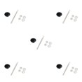 thumbnail image 2 of Ruiboury Lightweight Hood Lock For Car Modification Security Sleek Affordable black DP17-32 5Set, 2 of 6