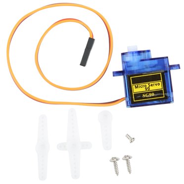 MAYUJIAA 10 Pcs SG90 9G Accessoire de Moteur Micro Servo pour Hélicoptère RC 6CH Commandes d'Avion Bleu HW313-52800