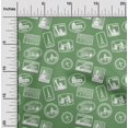thumbnail image 2 of oneOone Velvet Forest Green Fabric Travel Craft Projects Decor Fabric Printed By The Yard 58 Inch Wide, 2 of 5