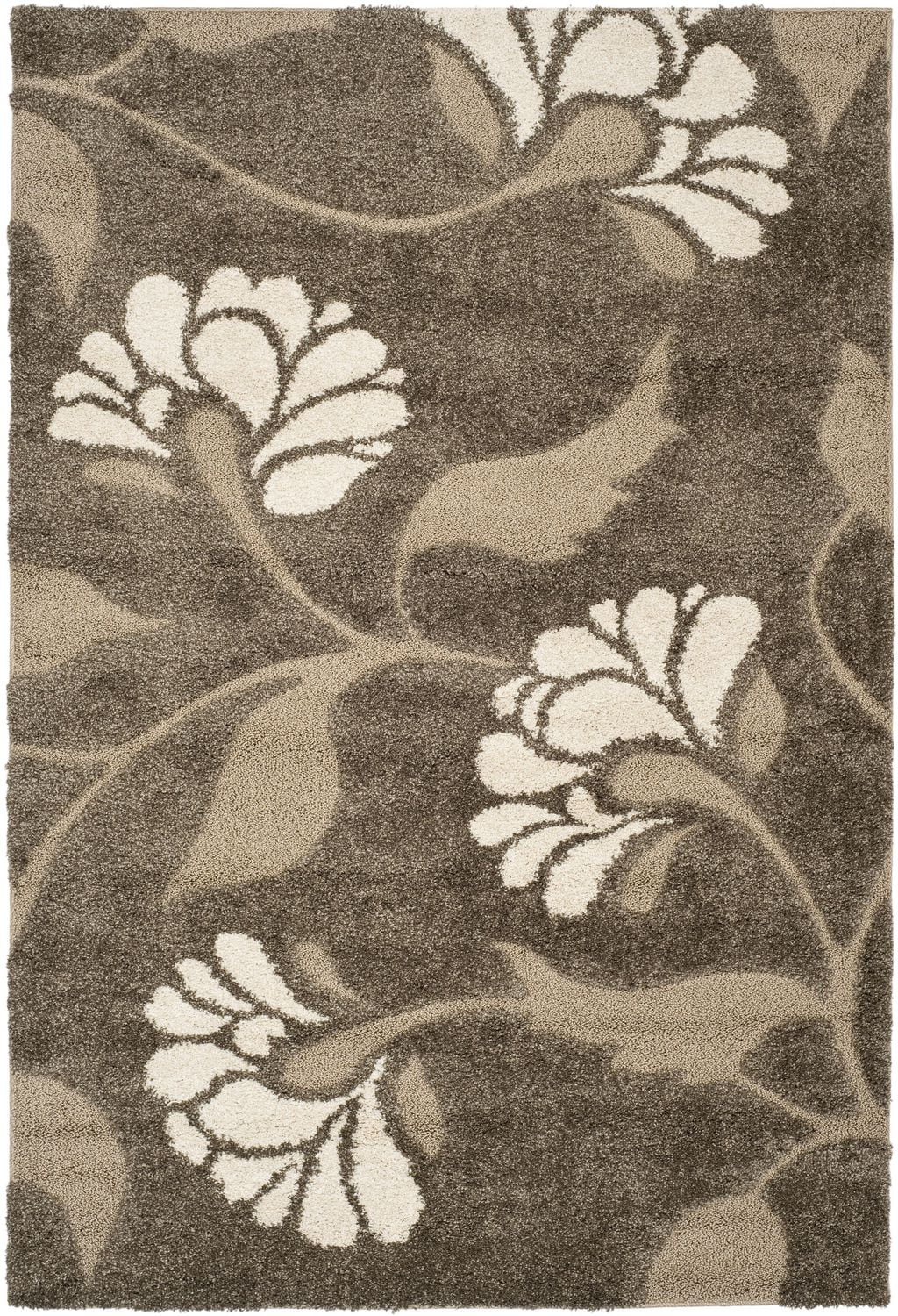 SAFAVIEH Florida Teodor Floral Shag Area Rug