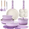 thumbnail image 1 of GIPP 21pcs Ceramic Cookware Sets, Pots and Pans Set Nonstick with Removable Handle, Oven & Dishwasher Safe,Induction Cookware, Kitchen Cooking Set for All Stoves, 1 of 7