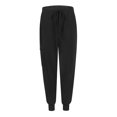thumbnail image 3 of Pantalon Cargo de Sarrau pour Femme Style Jogger Taille Haute Pantalon de Randonnée - Polyester, Cordon de Serrage, Multiples Poches, US 4-12 pour Plein Air/athlétique, 3 of 4