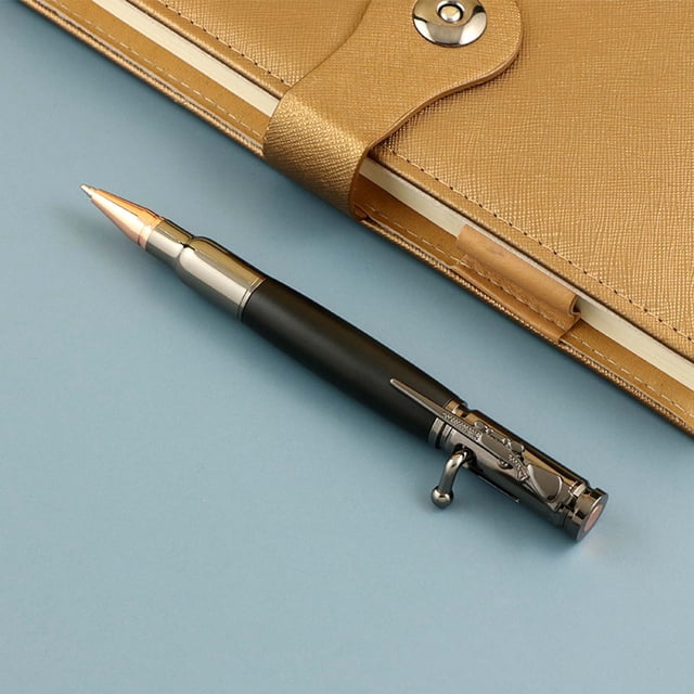 Rbaofujie Wooden Ballpoint Pen, Ballpoint Pen, Fine Point, Black Ink, 1 Count