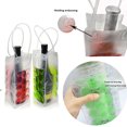 thumbnail image 4 of Coofit Sac à Vin Glacé Portable Pliable en PVC Sac Refroidisseur de Vin Sac à Vin avec Poignée, 4 of 10