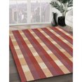 thumbnail image 3 of Ahgly Company Tapis d'Intérieur Lavable à la Machine, Carré, Transitionnel, Brun Sable Brun, Tapis de Zone, 4 Pieds Carré, 3 of 7