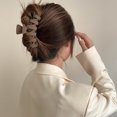 thumbnail image 2 of CSChome Pince à Cheveux en Plastique Croisée Pince à Cheveux Simple Couleur Unie Grande Queue de Cheval Pince à Cheveux Accessoires de Bain en Plastique, 2 of 7