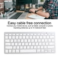 thumbnail image 3 of Universal Multi Device BT Keyboard Ultra Slim Compact Wire Less BT Keyboard, Ultra Thin Bilingual Universal for PC Laptop, Computer Desktop Laptop Surfaces Tablet Smartphone, 3 of 7