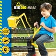 thumbnail image 2 of Big Dig Pelle Excavatrice Jouet Grue pour Bac à Sable Roulant avec Base Rotative à 360 Degrés, Jaune, 2 of 12