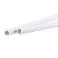 thumbnail image 1 of Unique Bargains 8.8mm ID 11mm OD 500mm White PVC Pipe Round Rigid Plastic Tube for Water Pipe 2 Pack, 1 of 5