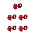 thumbnail image 3 of Decodeary Aluminum Alloy Easy To Install Folding Bike Chain Adjuster For Effortless Installation Lightweight red 5Set, 3 of 6