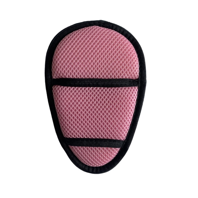 Accessoires pour Chariot avec Coussinet d'Entrejambe, Coussinet d'Épaule et d'Entrejambe Rose, Conçu pour Sièges d'Auto pour Bébé et Chaises Hautes. Fabriqué en Matériau Épaissi, Respirant et Imperméable avec un Rembourrage Doux pour un Confort Accru. Présente une texture Façon Filet et Mesure Environ 20 cm x 12 cm (7,87 Pouces x 4,72 Pouces). Idéal pour Protéger les Bébés des Ceintures de Taille et Offrir un Amorti Supplémentaire.