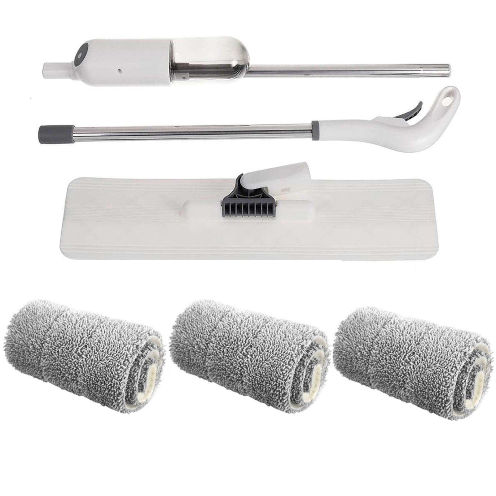 Yeacher Spray Mop for Floor Cleaning Water Spray Flat Mop Household Tile Floor Mop with Sprayer 3 Mop Pads for Home Kitchen Wood Ceramic Floor