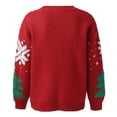 thumbnail image 5 of EGNMCR Chandail de Noël Cadeaux pour Femmes Chandail à Manches Longues Col Rond Décontracté, Cadeaux pour Femmes, 5 of 5