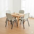 thumbnail image 4 of Lifetime Chaises Empilables Contemporaines pour Enfants, Lot de 4 (Crème), 4 of 5