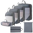 thumbnail image 1 of 1 Set Compression Packing Cubes Compressible Travel Packing Organizer for, 1 of 6