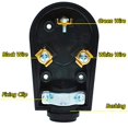 thumbnail image 3 of Wadoy 30 Amp RV Plug Male and Female Plug Set Upgraded with Handle Receptacle Plug Electrical Plug Adapter 55245, 3 of 6